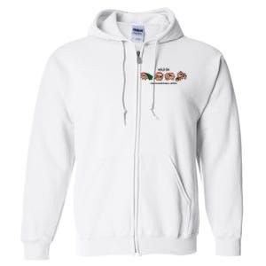 Moo Deng Christmas Full Zip Hoodie