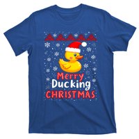 Merry Ducking Christmas Ugly Duck Christmas Jumper Cute Gift T-Shirt