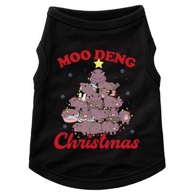 Moo Deng Christmas Tree Baby Hippo Funny Animal Doggie Tank