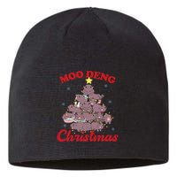 Moo Deng Christmas Tree Baby Hippo Funny Animal Sustainable Beanie