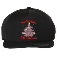 Moo Deng Christmas Tree Baby Hippo Funny Animal Wool Snapback Cap