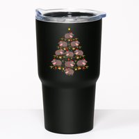 Moo Deng Christmas Tree Funny Christmas Cute Moo Deng Tumbler