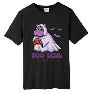 Moo Deng Cute Baby Pygmy Hippo Bouncy Pig In Thai Halloween Tall Fusion ChromaSoft Performance T-Shirt