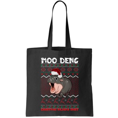 Moo Deng Christmas Moo Deng Christmas Pajama Matching Family Bag