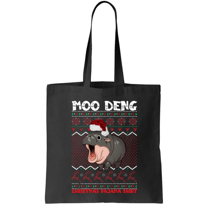 Moo Deng Christmas Moo Deng Christmas Pajama Matching Family Bag