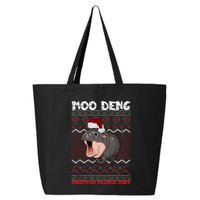 Moo Deng Christmas Moo Deng Christmas Pajama Matching Family 25L Jumbo Tote