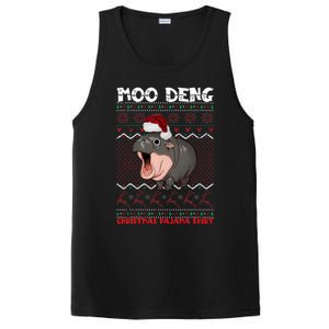 Moo Deng Christmas Moo Deng Christmas Pajama Matching Family PosiCharge Competitor Tank