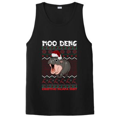 Moo Deng Christmas Moo Deng Christmas Pajama Matching Family PosiCharge Competitor Tank