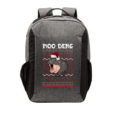 Moo Deng Christmas Moo Deng Christmas Pajama Matching Family Vector Backpack