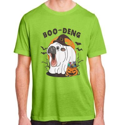 Moo Deng Cute Baby Pygmy Hippo Bouncy Pig In Thai Halloween Adult ChromaSoft Performance T-Shirt