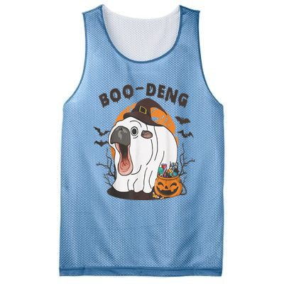 Moo Deng Cute Baby Pygmy Hippo Bouncy Pig In Thai Halloween Mesh Reversible Basketball Jersey Tank