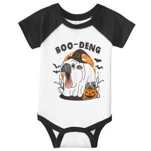 Moo Deng Cute Baby Pygmy Hippo Bouncy Pig In Thai Halloween Infant Baby Jersey Bodysuit