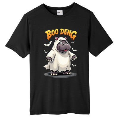 Moo Deng Cute Baby Pygmy Hippo Bouncy Pig In Thai Halloween Tall Fusion ChromaSoft Performance T-Shirt