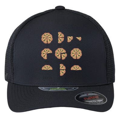 Maths Day Costume Idea And Pizza Slice Fraction Gift Flexfit Unipanel Trucker Cap