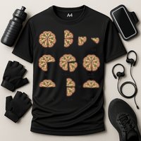 Maths Day Costume Idea And Pizza Slice Fraction Gift Cooling Performance Crew T-Shirt