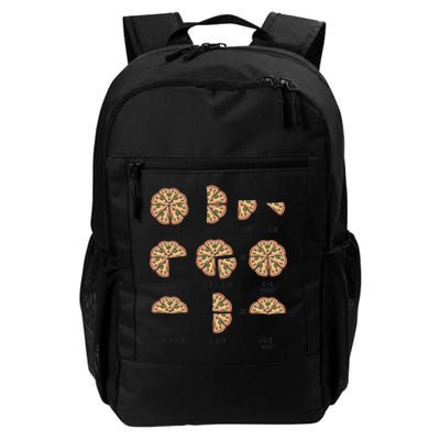 Maths Day Costume Idea And Pizza Slice Fraction Gift Backpack