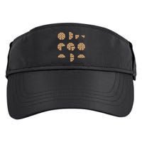 Maths Day Costume Idea And Pizza Slice Fraction Gift Adult Drive Performance Visor
