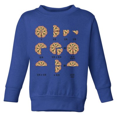 Maths Day Costume Idea And Pizza Slice Fraction Gift Toddler Sweatshirt