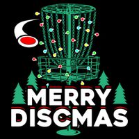 Merry Discmas Disc Golf Frisbee Christmas Xmas Funny City Backpack