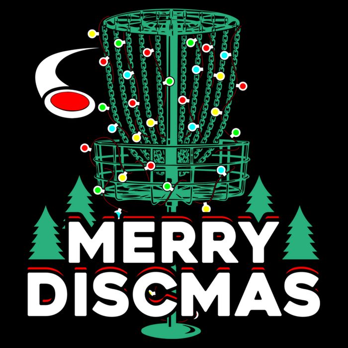 Merry Discmas Disc Golf Frisbee Christmas Xmas Funny City Backpack
