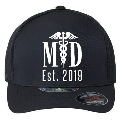 M D Degree 2019 Medical Student Physician Doctor Graduation Great Gift Flexfit Unipanel Trucker Cap