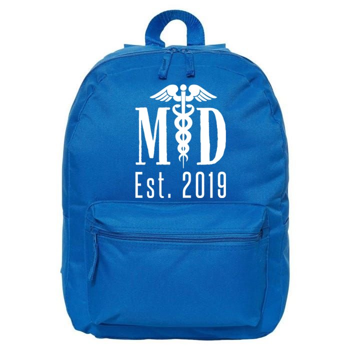 M D Degree 2019 Medical Student Physician Doctor Graduation Great Gift 16 in Basic Backpack