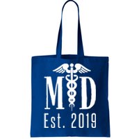 M D Degree 2019 Medical Student Physician Doctor Graduation Great Gift Tote Bag