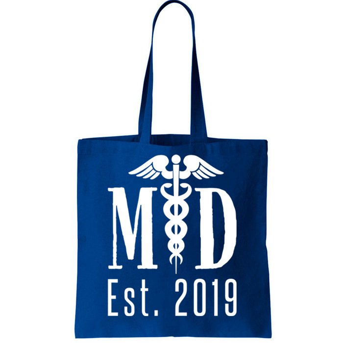 M D Degree 2019 Medical Student Physician Doctor Graduation Great Gift Tote Bag