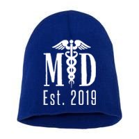 M D Degree 2019 Medical Student Physician Doctor Graduation Great Gift Short Acrylic Beanie