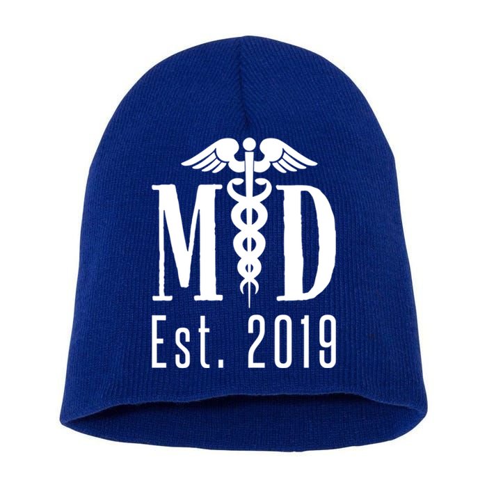 M D Degree 2019 Medical Student Physician Doctor Graduation Great Gift Short Acrylic Beanie