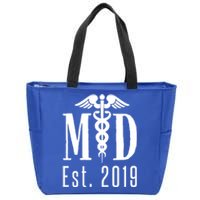 M D Degree 2019 Medical Student Physician Doctor Graduation Great Gift Zip Tote Bag