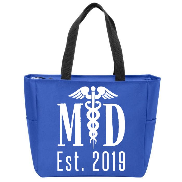 M D Degree 2019 Medical Student Physician Doctor Graduation Great Gift Zip Tote Bag