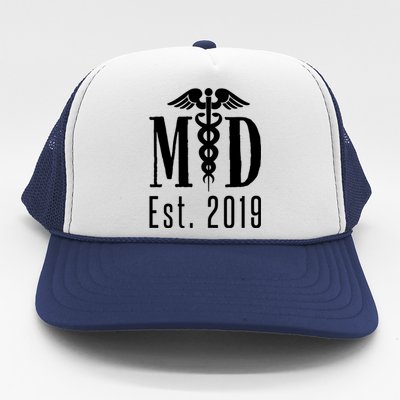 M D Degree 2019 Medical Student Physician Doctor Graduation Great Gift Trucker Hat