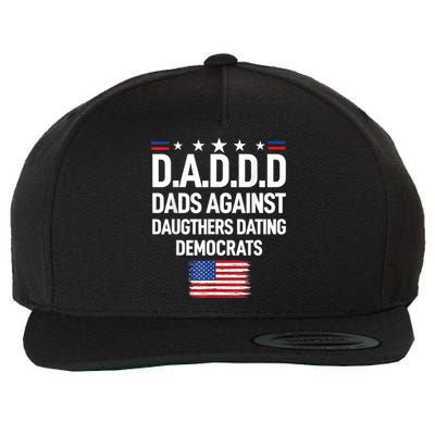 Mens Daddd Dads Against Daughters Dating Democrats Wool Snapback Cap