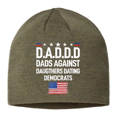 Mens Daddd Dads Against Daughters Dating Democrats Sustainable Beanie