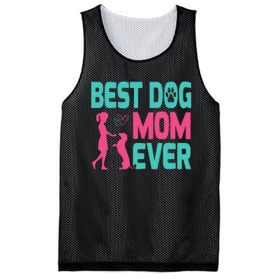 Mothers Day Dog Mom Best Dog Mom Ever Mesh Reversible Basketball Jersey Tank