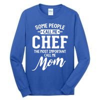 Mothers Day Design Chef Mom Gift Tall Long Sleeve T-Shirt