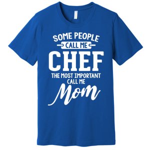 Mothers Day Design Chef Mom Gift Premium T-Shirt