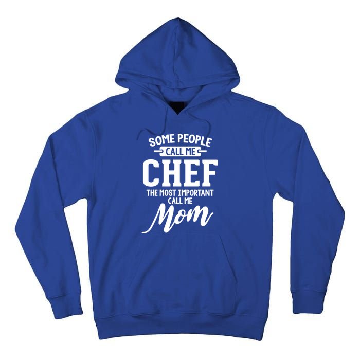 Mothers Day Design Chef Mom Gift Tall Hoodie