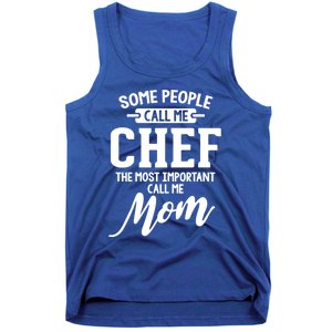 Mothers Day Design Chef Mom Gift Tank Top