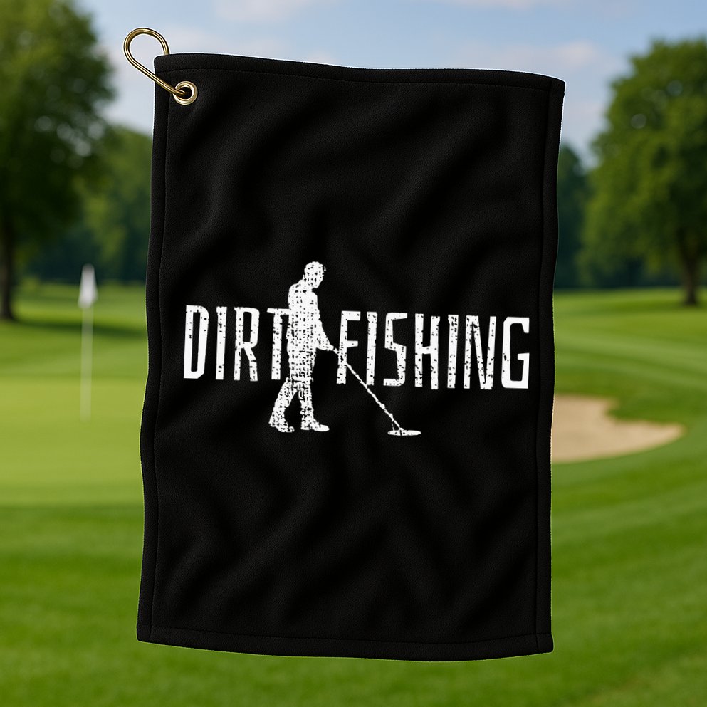 Metal Detecting Detector Detection Fishing Dirt Golf Towel