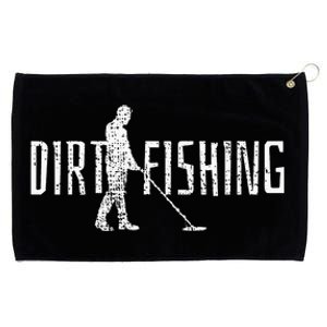 Metal Detecting Detector Detection Fishing Dirt Grommeted Golf Towel