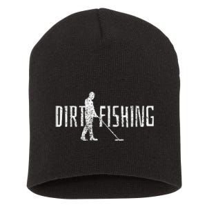 Metal Detecting Detector Detection Fishing Dirt Short Acrylic Beanie