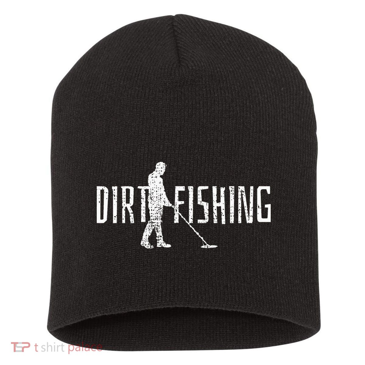 Metal Detecting Detector Detection Fishing Dirt Short Acrylic Beanie