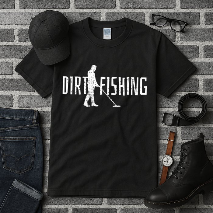 Metal Detecting Detector Detection Fishing Tall T-Shirt