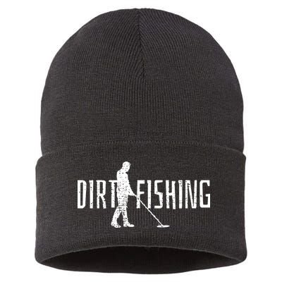 Metal Detecting Detector Detection Fishing Sustainable Knit Beanie