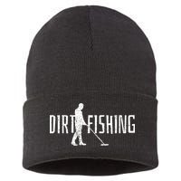 Metal Detecting Detector Detection Fishing Sustainable Knit Beanie