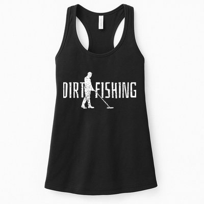 Metal Detecting Detector Detection Fishing Womens Tank Top