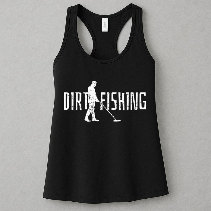 Metal Detecting Detector Detection Fishing Womens Tank Top