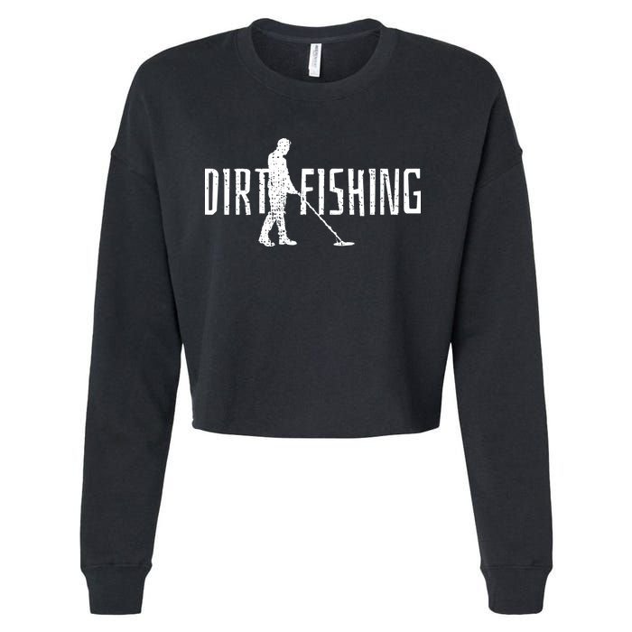 Metal Detecting Detector Detection Fishing Cropped Pullover Crew